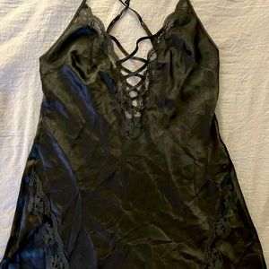 Victoria’s Secret - Black Slip Silky Gown